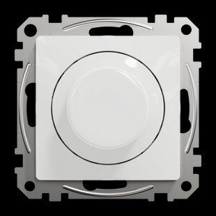 Світлорегулятор LED поворотний, універсальний 200Вт Sedna Design білий (арт. SDD111502) 00000016217 фото