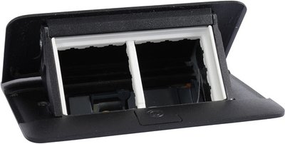 Висувний люк на 4 модулі з монтажним комплектом, колір - чорний Legrand 00000013836 фото