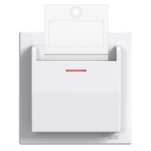 Картковий вимикач механічний ASFORA БІЛИЙ (арт. EPH6200121) 00000019766 фото