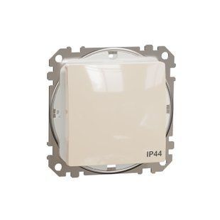 Вимикач IP44 1-кл. Sedna Design бежевий (арт. SDD212101) 00000016270 фото