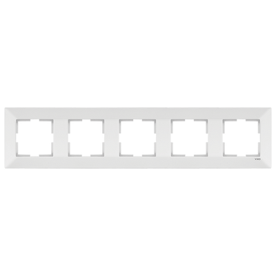 Рамка 5-а горизонтальна MERIDIAN (біла) (арт. 90979005-WH) 00000002982 фото