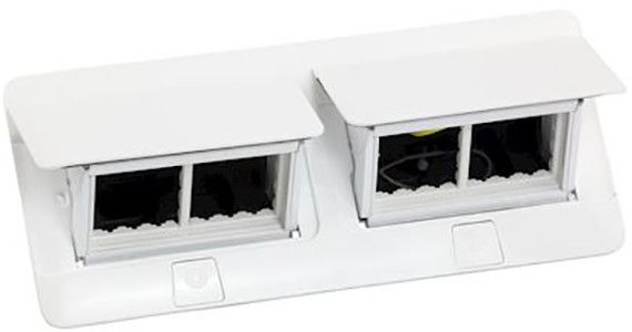 Выдвижной люк на 8 модулей с монтажным комплектом, цвет – белый Legrand (арт. 654004) 00000010058 фото