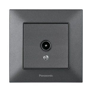 Розетка TV димчастий Panasonic Arkedia Slim 00000019253 фото