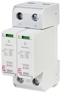 Обмежувач перенапруги ETITEC M T2 PV 600/20 (для PV систем) (002440620) 00000019665 фото