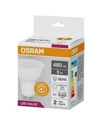 Лампа LED PAR16 50 6W/840 230V GU10 OSRAM (арт.4058075689671) 00000020076 фото