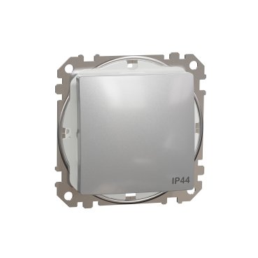 Выключатель IP44 1-кл. Sedna Design алюминий (арт. SDD213101) 00000016335 фото