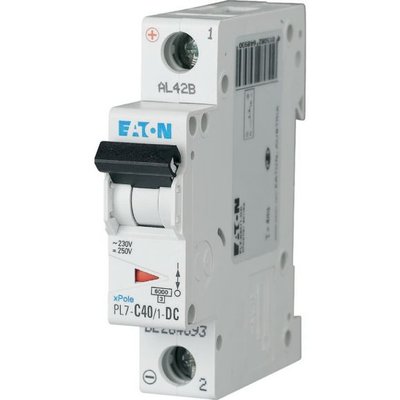 Автоматичний вимикач PL7-C40/1-DC (арт. 264893) 00000012798 фото