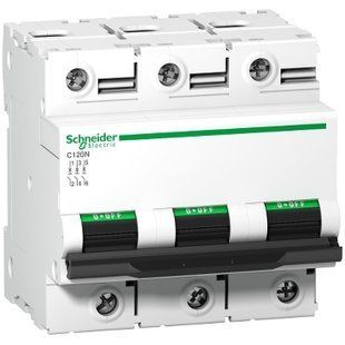 3pol Автоматичний вимикач 80А "С" C120N 10кА Schneider-Electric (арт. A9N18365) 00000012175 фото