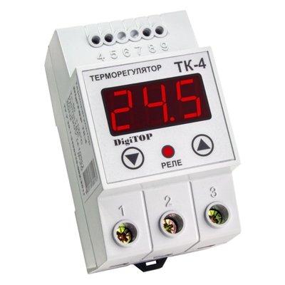 Терморегулятор ТК-4 (одноканальний, датчик DS18B20) (арт. ТК-4) 00000008794 фото