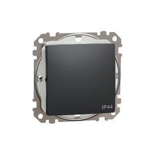 Вимикач IP44 1-кл. Sedna Design чорний (арт. SDD214101) 00000016395 фото