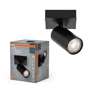 Спот LED SPOT 1X3.4W 927 2700К GU10 чорн.OCTAGON лампа(и) в комплекті 00000025021 фото