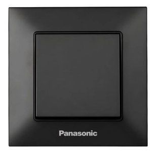 Вимикач 1 кл. чорний Panasonic Arkedia Slim 00000019854 фото