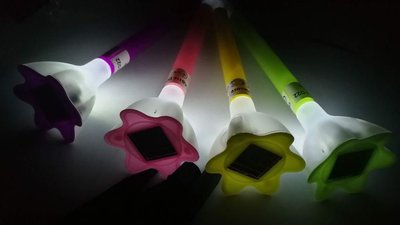 Светильник LED газон Lemanso с выкл., 1LED белый IP44, 4 цвета: фиолет/розов/желт/зелён. (арт. CAB116) 00000005499 фото
