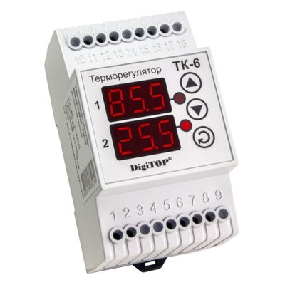 Терморегулятор ТК-6 (двухканальный) (арт. ТК-6) 00000008422 фото