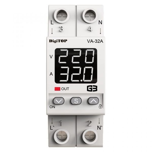 Реле напряжения и тока DIGITOP VA-32A M2W (арт. VA-32A M2W) 00000020203 фото