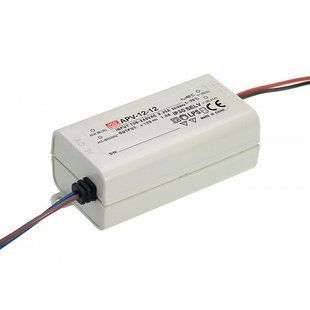 Імпульсне джерело живлення AC/DC, LED-драйвер, 12Вт, 12В, 0...1А, IP42 77*40*29 (арт. APV-12-12) 00000008382 фото