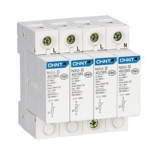Устройство защиты от имп. перенапряжений NXU-Ⅱ 40kA/275V 4P 36mm CHINT 00000025140 фото