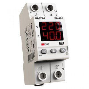 Реле напруги і струму DIGITOP VA-40A M2R (арт. VA-40 M2R) 00000017032 фото
