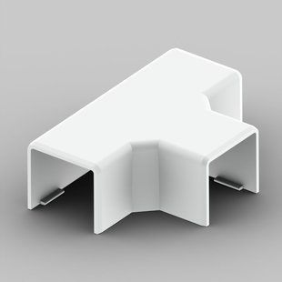 Трійник для LHD 20x20 білого кольору; Серія LHD; ПВХ (арт. 8624_HB) 00000015566 фото