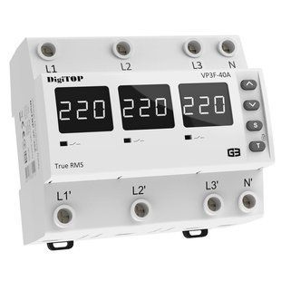 Реле напруги трьохфазне DigiTOP VP-3F40A M6W 00000018280 фото