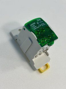 Блок розподільчий на DIN-рейку Lemanso 80A LMA2664 (UKK80A) ЗЕЛЕНИЙ 00000020052 фото