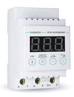 Реле напруги HS Electro УКН-32с 32А 7,0 Квт 00000003032 фото