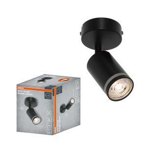 Спот наклад. 1XGU10 метал, чорн. PULSE ОSRAM без ламп 00000025036 фото