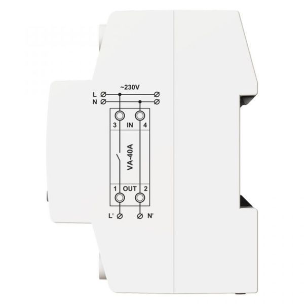 Реле напряжения и тока DIGITOP VA-40A M2W (арт. VA-40 M2W) 00000019242 фото