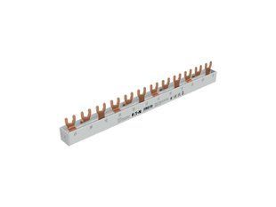 З'єднувальна шина 12м 3P Eaton Euro-Vario EVGK-3PHAS/12MODUL БЕЗ ЗАГЛУШОК уп.20шт. 00000024566 фото