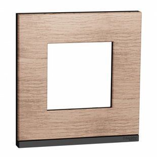 Рамка 1-а Дуб/антрацит Unica Pure (арт. NU600284) 00000009948 фото