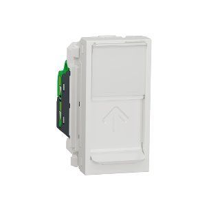 1мод./Розетка комп 1-а RJ45 кат.5 STP Unica new білий (арт. NU341218) 00000009702 фото