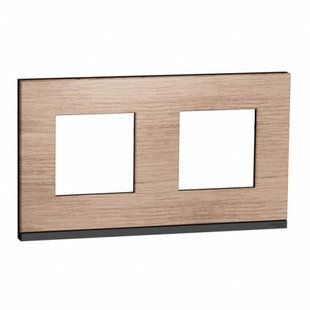 Рамка 2-а Дуб/антрацит Unica Pure (арт. NU600484) 00000009949 фото