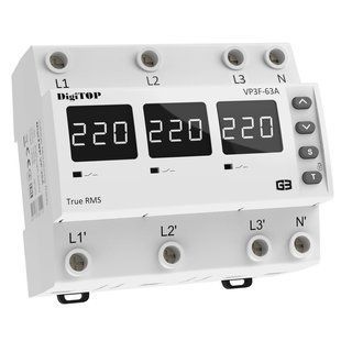 Реле напруги трьохфазне DigiTOP VP-3F63A M6W 00000018281 фото