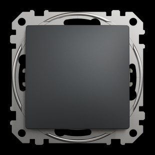 Вимикач 1-кл. прохідний Sedna Design чорний (арт. SDD114106) 00000016382 фото