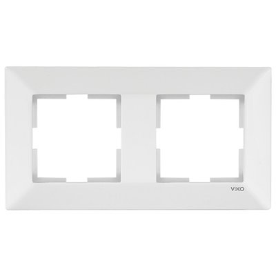 Рамка 2-я горизонтальная MERIDIAN (белая) (арт. 90979002-WH) 00000002946 фото