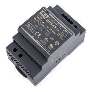Блок живлення на DIN-рейку HDR-60-12, AC/DC, 54Вт, 12V, 4.5А (арт. HDR-60-12) 00000009526 фото