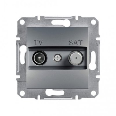 Розетка TV-SAT индивидуальная (1 дБ), сталь, Asfora (арт. EPH3400462) 00000009146 фото